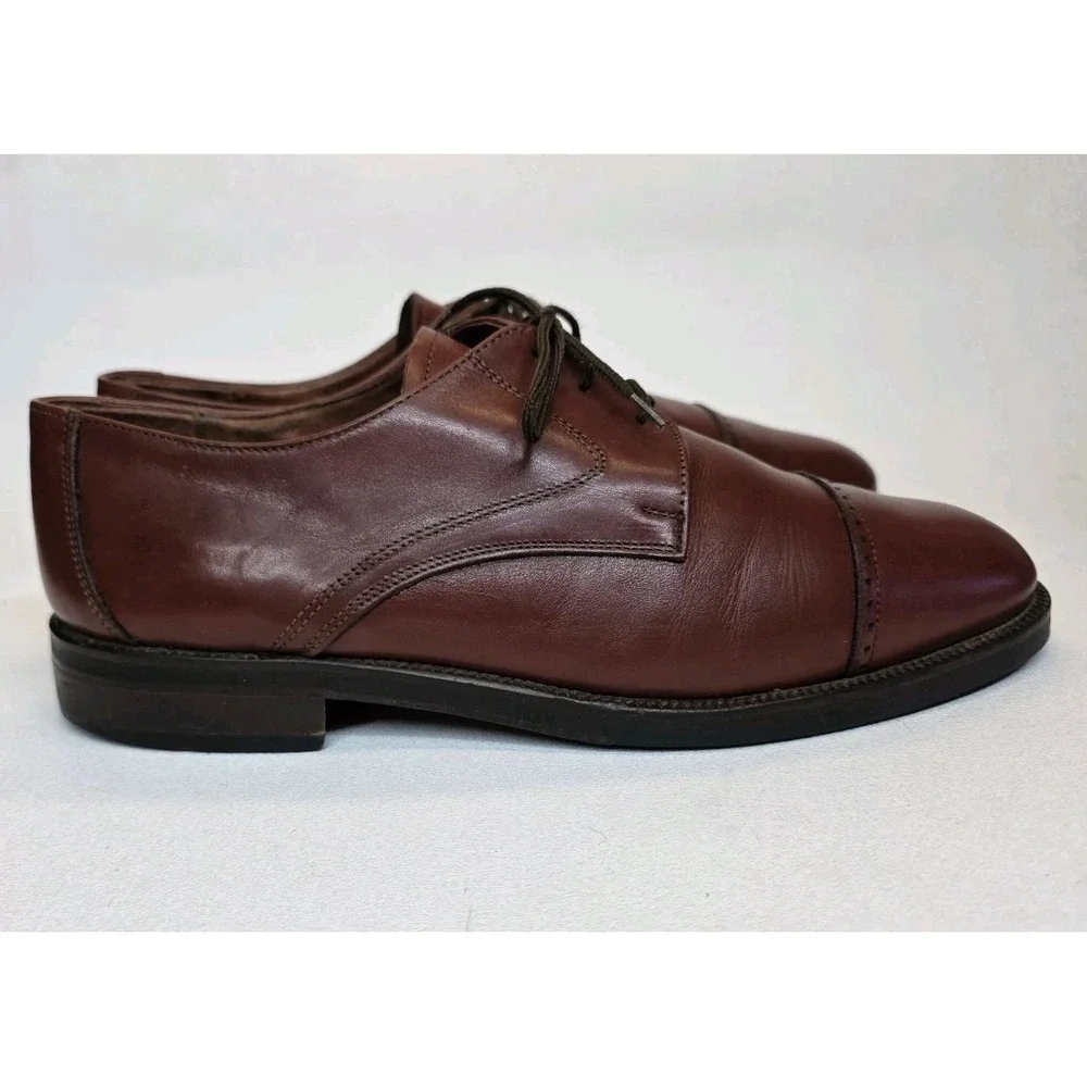 Vintage Mens Russell & Bromley Size EU 42 US 8 Leather Oxford Dress Shoes